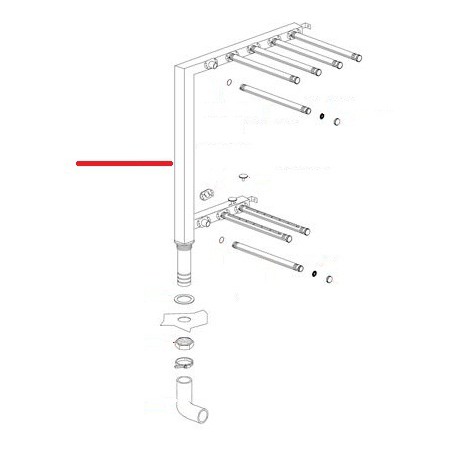 RAMP WASHING LEFT 5+3 ARM GENUINE DIHR