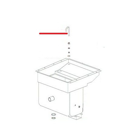 TUBE ENTREE EAU ORIGINE DIHR - QUQ6897