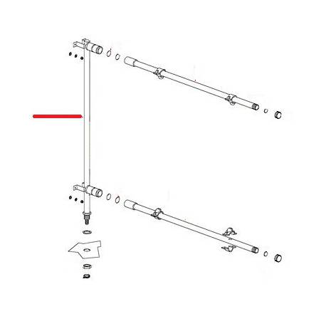 TUBE MONTEE EAU PRE-RINCAGE ORIGINE DIHR - QUQ6816