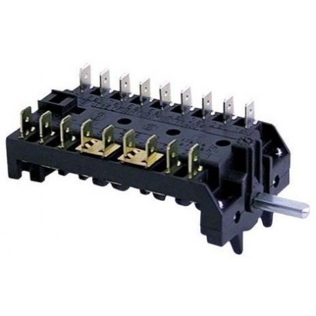 COMMUTATORE 4 POSIZIONI IN MEZZA LUNA 6X4.6MM 250V 16A - TIQ8773