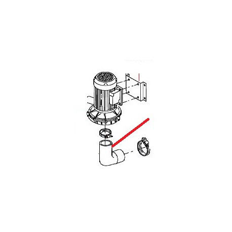 BRIDE SUPPORT POMPE ORIGINE DIHR - QUQ7647