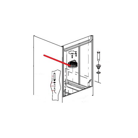 PORTE CONTACT MAGNETIQUE ORIGINE DIHR - QUQ7716