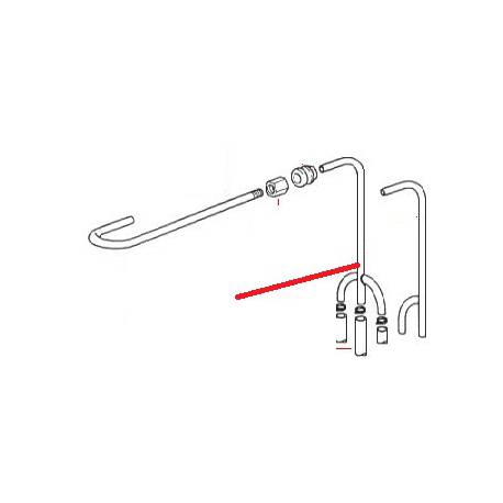 TUBE DERIVATION 3 VOIES ORIGINE DIHR - QUQ186