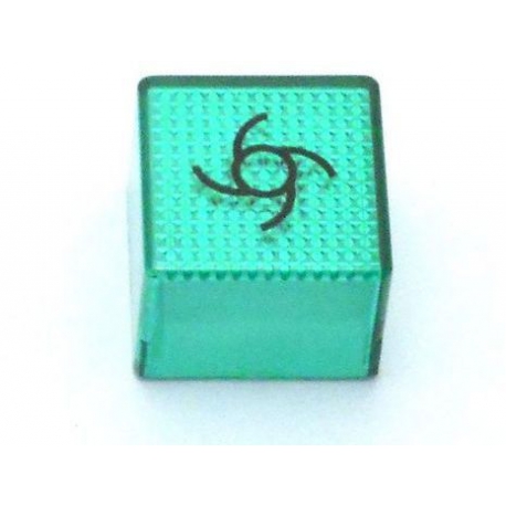 GREEN SQUARE CYCLE GEM - QUQ363