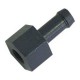 CONTERA DE ENROSCAR DERECHA HEMBRA M10X1 PARA TUBO 6MM INTER - TIQ9881