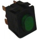 BUTTON PUSH BUTTON GREEN 30X22MM 2NO LIGHT FITTING THIMBLE - TIQ8059