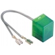 GREEN LUMINOUS PUSHBUTTON 230V 19X25 - TIQ8193