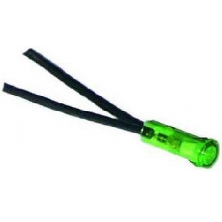 GREEN WARNING LAMPE 230V CABLE 400MM**** - TIQ8321