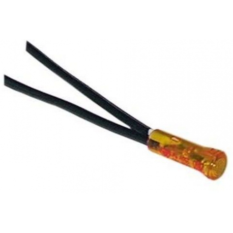 SCHAUGLAS LIGHT KABEL 200MM 24V Ã­6MM ORANGE - TIQ9583