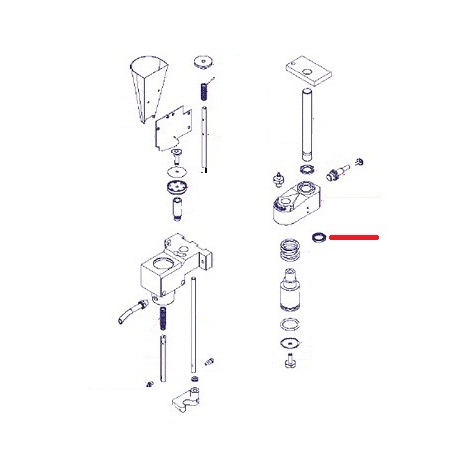 ENTRETOISE PORTE PISTON - RF0009