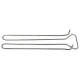 RESISTENZA 1500W 230V L:540MM L:150MM H:28MM FISSAZIONE M10