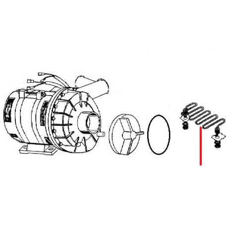 RESISTANCE OF TANK 2000W/220V - STQ903