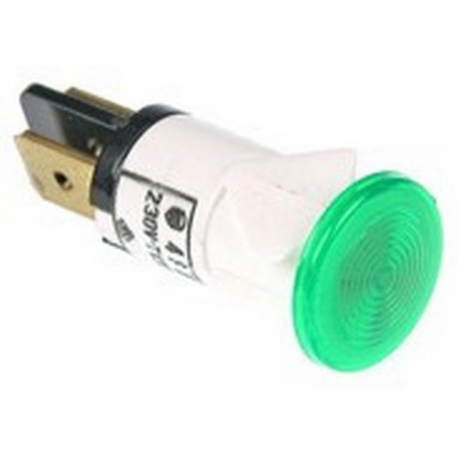 GREEN WARNING LIGHT 12MM 220V - STQ01