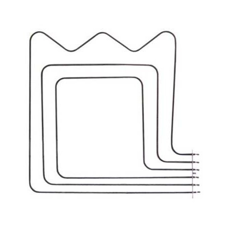 RESISTENCIA HORNO 2500W 3X230V 550X515MM CONECTADOR F6.3 - TIQ0467