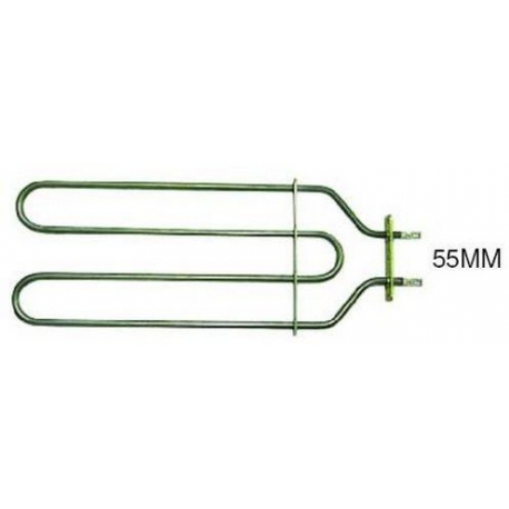 RESISTENCIA SALAMANDRA 2000W 230V 430X165MM Ã˜6.5MM - TIQ0476