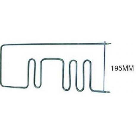 RESISTENCIA HORNO 1500W 230V 470X215MM - TIQ1860