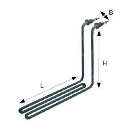 RESISTENCIA FREIDORA 4500W 400V 245X270X150MM M14X1.5 - TIQ1910