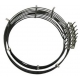 HEATER ELEMENT 9000W 230V H:130MM Ã­INT:445MM Ã­EXT:460MM 6PLO - TIQ1176