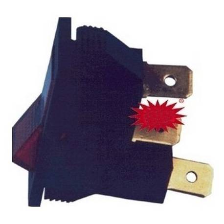 SWITCH UNIPOLAIRE 11X30MM RED - TPQ656
