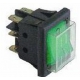 SWITCH BIPOLAR 25X32 GREEN LAMP - TPQ659