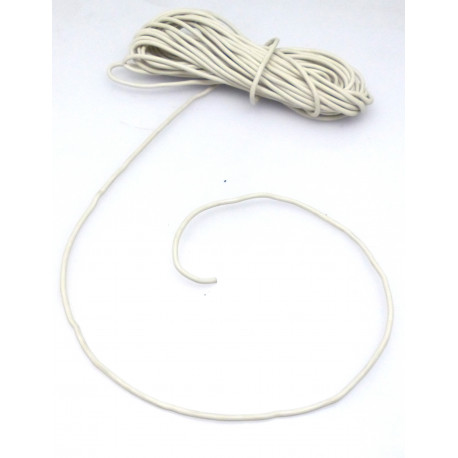 ELECT. SILICONE WIRE2.5MM WHITE LG1000MM - TPQ668