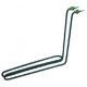 RESISTENZA FRIGGITRICE 2400W 230V 165X310MM ECART.60MM 1-1/4