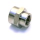 MUFFE REDUIT 1/4 F - 3/8" F CHROME"