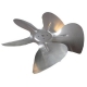 HELICE MOTEUR VENTILATEUR ASPIRANT Ø230MM ALUMINIUM