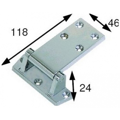HINGE L:111MM L:80MM H:33MM - TIQ4716