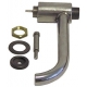 MANIGLIA DI PORTA COMPLETA CON BOTTONE PULSANTE 16MM - TIQ4867