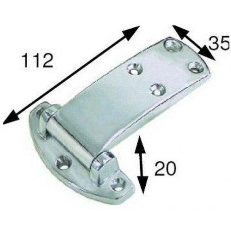 BISAGRA 112X35X20MM - TIQ4985