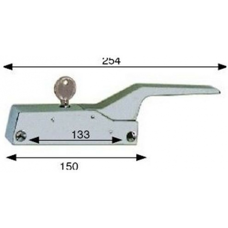 CHIUSURA FERMOD 796 DI PORTA DESTRA/SINISTRA CON BOCCHETTA - TIQ4008