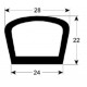 SILICON TUNNEL GASKET FOR OVEN - V859561