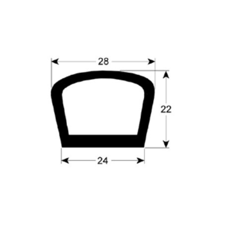 SILICON TUNNEL GASKET FOR OVEN - V859561