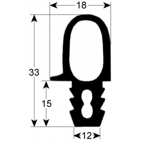 GASKET PALUX DOOR OF OVEN 20 NIVEAUX 510X1495MM GENUINE