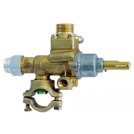 RUBINETTO GAS PEL 22/V CON COLLARE RAC TC - TIQ76690