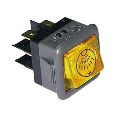 INTERRUPTOR BASCULA ACLARADO 16A 250V 26.5X25.6MM 85 - PQQ48