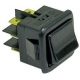 INTERRUPTOR 2 POLOS 27.8X25MM 250V 16A NEGRO - RQ47