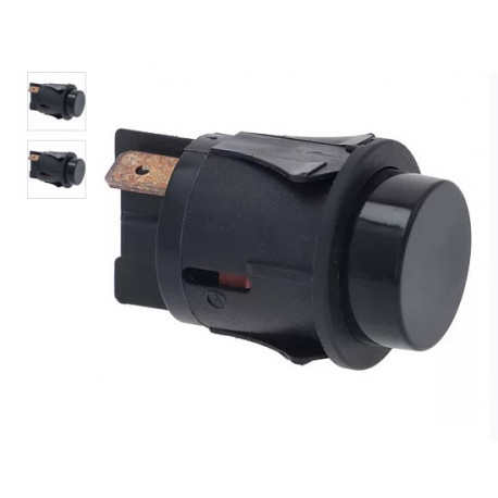 INTERRUPTEUR ADLER ROND NOIR DI 25MM 4 COSSES ORIGINE - TIQ62451