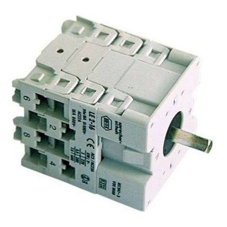 INTERRUPTEUR ON/OFF 16A/600V RACCORDO VITE 4 POLI - TIQ8039