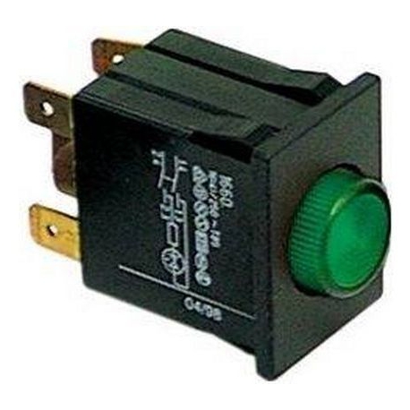 INTERRUPTOR 30X22MM 2NO 250V 16A VERDE TMAXI 85Â°C - TIQ8728