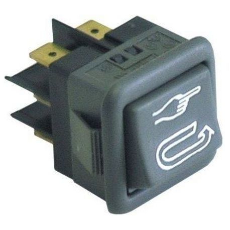 INTERRUPTEUR A BASCULE 0-1 16A 250V 26.5X25.6MM 85Â° - TIQ8977