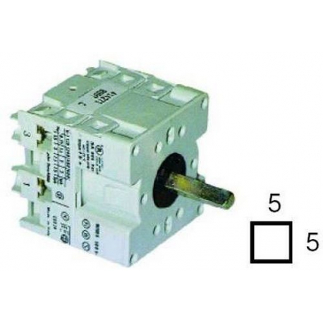 SWITCH ROTARY 2 0-1 TYPE HD1602R000 600V 16A - TIQ8994