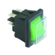 PULSANTE LUMINOSI 0-1 250V 16A L:30MM L:22MM VERDE - QUQ6677