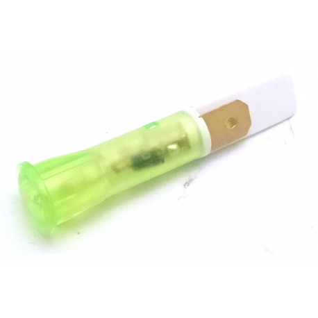 LUCE VERDE 12MM 220V AVVERTIMENTO - RQ655
