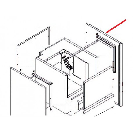 PANNEAU LATERAL DROIT Q60/90/130 ORIGINE I.T.V - VGQ917