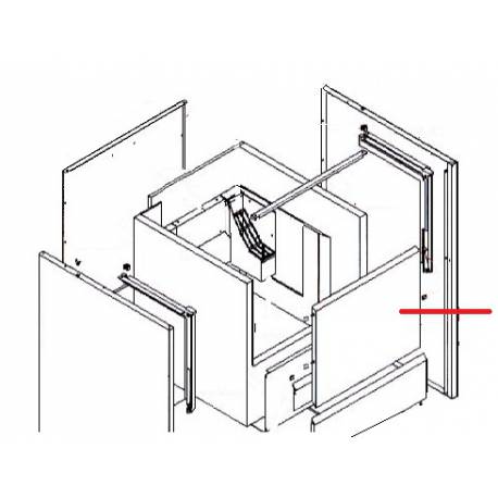 PORTE COULISSANTE INOX Q60 - VGQ927