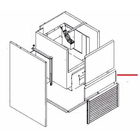 PANNEL FRONTAL INFERIOR Q30C GENUINE I.T.V