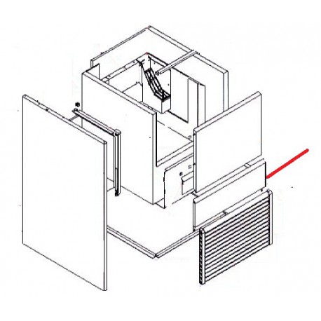 PANNEAU FRONTAL INFERIEUR Q60 ORIGINE I.T.V - VGQ924