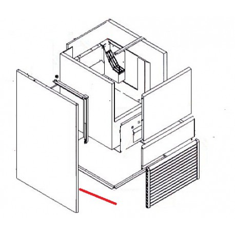 PANNEAU LATERAL GAUCHE Q20C ORIGINE I.T.V - VGQ060